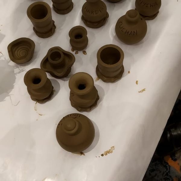 Pottery making